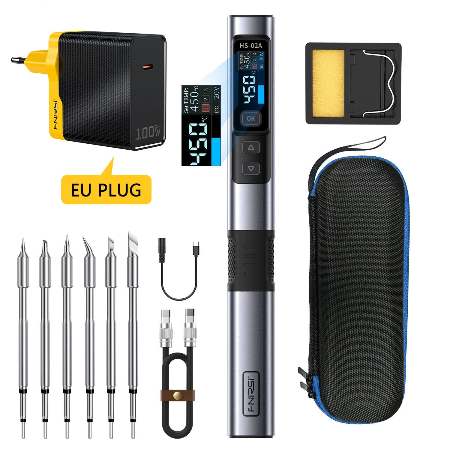 FNIRSI® HS - 02 Intelligent Soldering Iron - FNIRSI