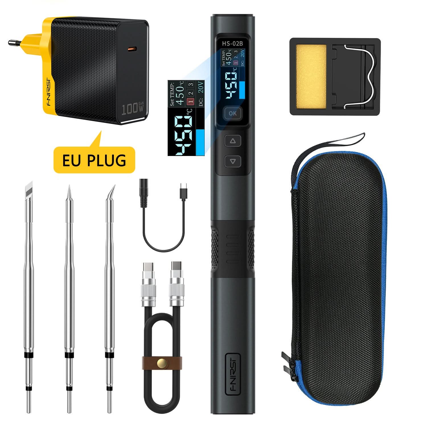 FNIRSI® HS - 02 Intelligent Soldering Iron - FNIRSI