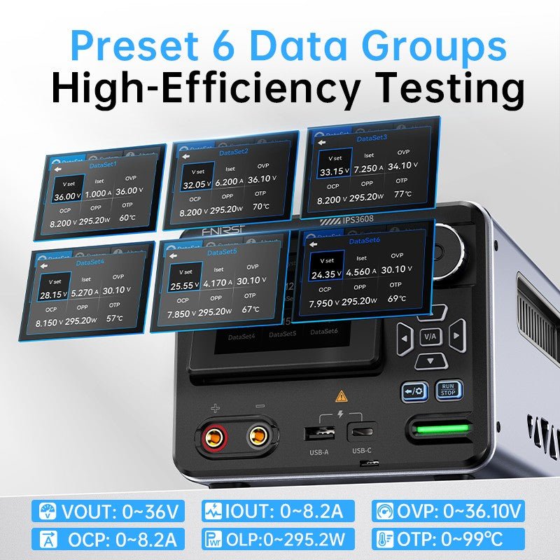 FNIRSI® IPS3608 AC - DC Intelligent Digital Control Power Supply - FNIRSI