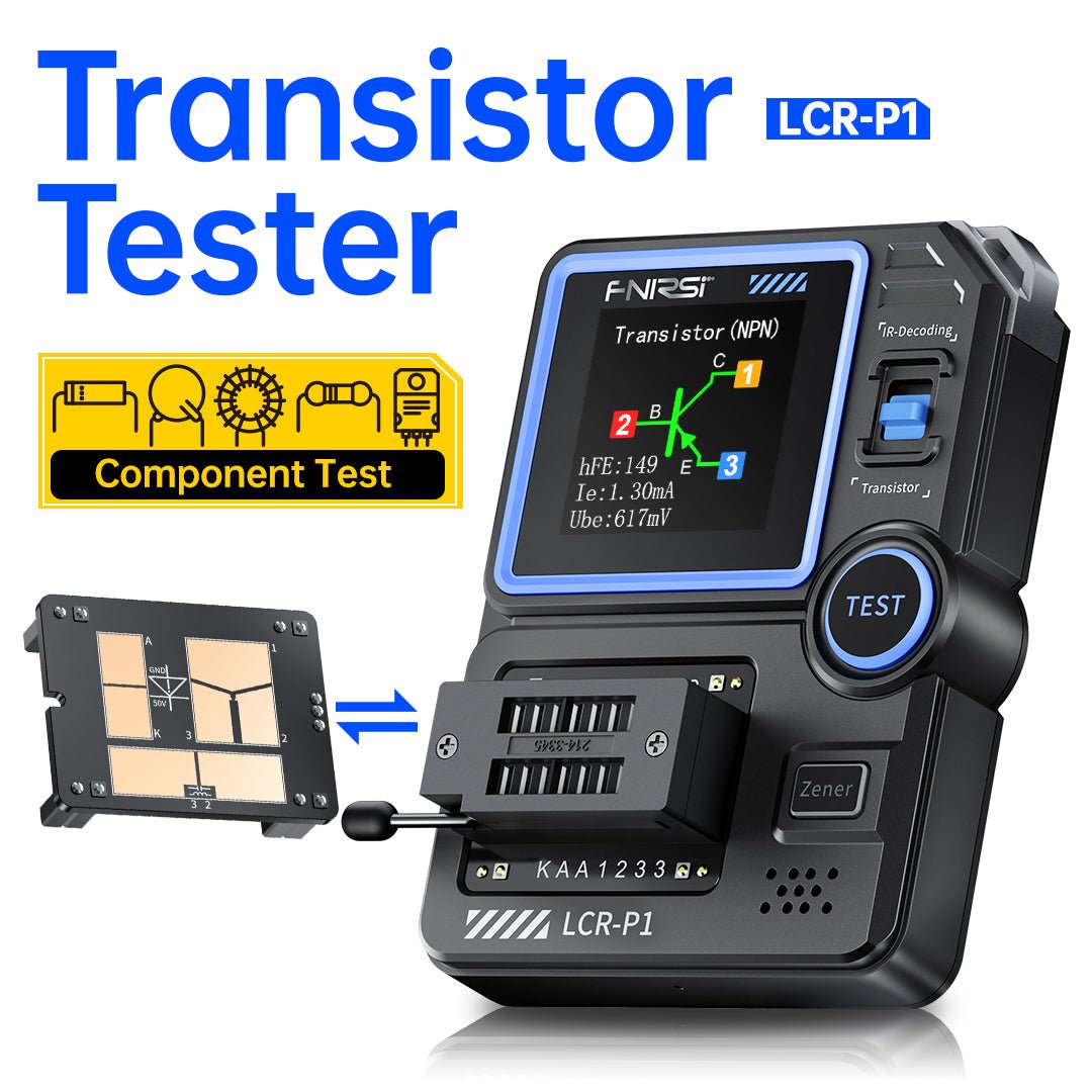Lcr Timer FNIRSI® LCR-P1 Multifunction LCR Transistor Capacitor Tester