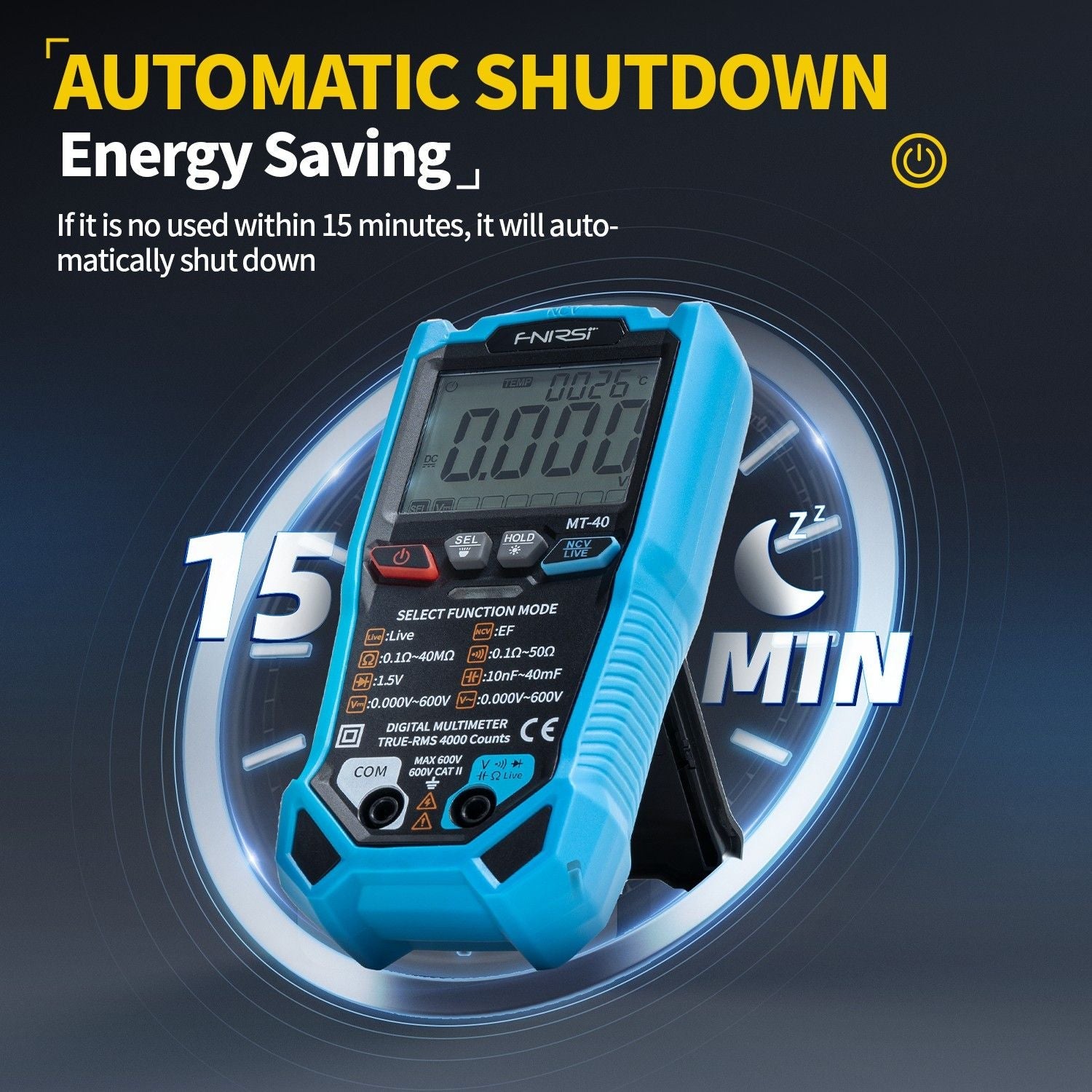 FNIRSI® MT - 40 Smart Digital Multimeter - FNIRSI