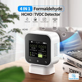 FNIRSI® SFD - 02 4 - IN - 1 Indoor Air Quality Monitor Touchscreen Formaldehyde Detector HCHO TVOC Temperature Tester - FNIRSI