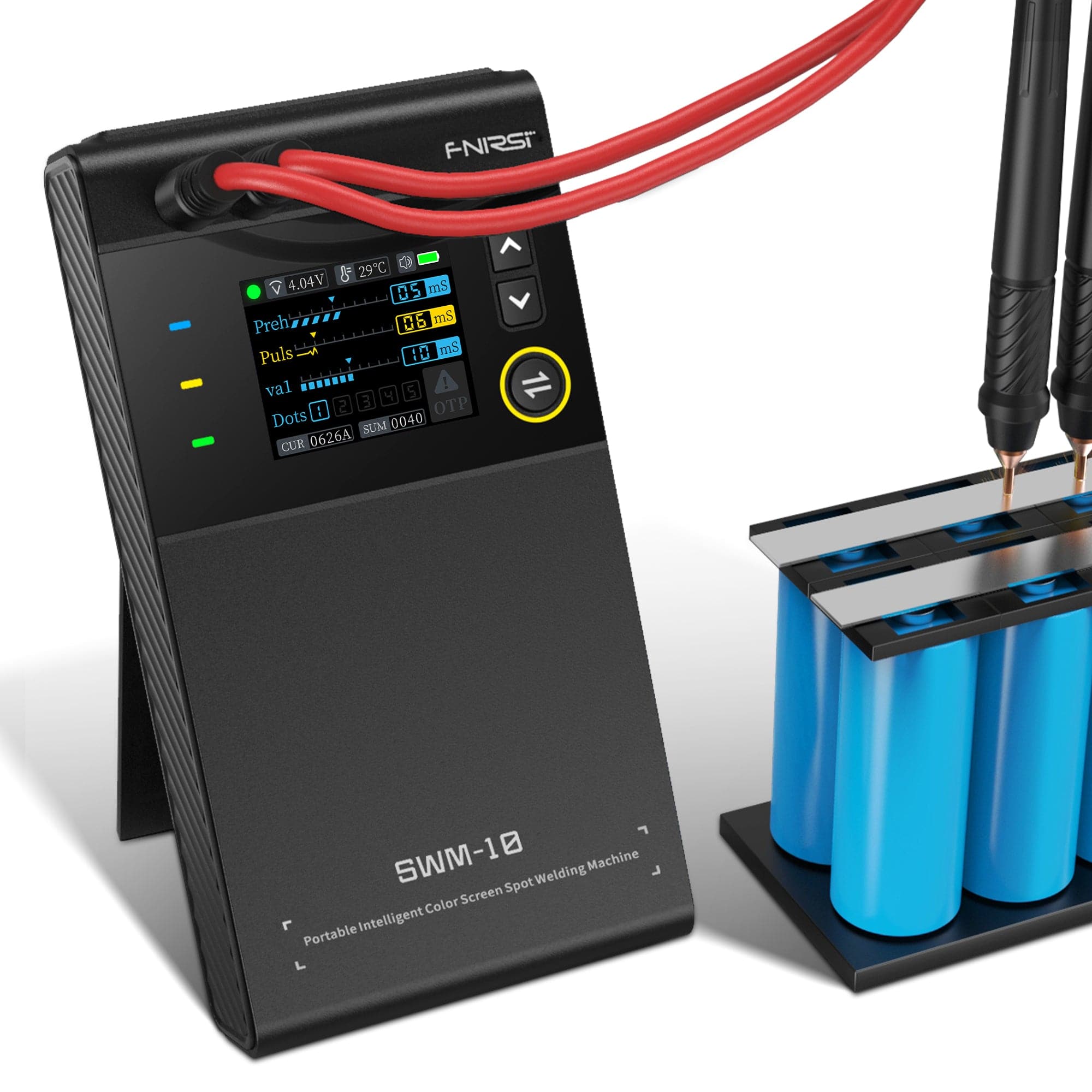 FNIRSI SWM-10 Portable Intelligent Color Screen Spot Welding Machine