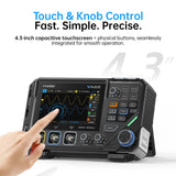 FNIRSI® 2D15P 3-in-1 Benchtop 2CH 100MHz Phosphor Oscilloscope Multimeter