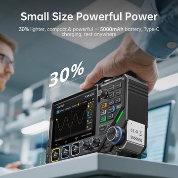 FNIRSI 2D15P 2-in-1 Oscilloscope & Multimeter with Power Analysis
