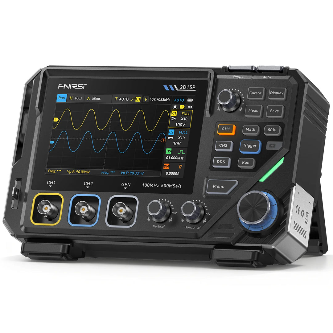FNIRSI 2D15P 2-in-1 Oscilloscope & Multimeter with Power Analysis