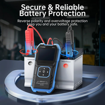 FNIRSI FNIRSI BTM-24 Automotive Battery Tester 12V 24V High-Definition Color Screen Reverse Polarity Overvoltage Protection Comprehensive Battery Anal FNIRSI FNIRSI BTM-24 Automotive Battery Tester 12V 24V High-Definition Color Screen Reverse Polarity Overvoltage Protection Comprehensive Battery Anal