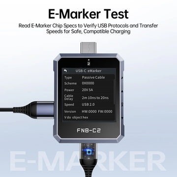FNIRSI® FNB-C2 USB PD 3.1 Type-C Fast Charging Tester