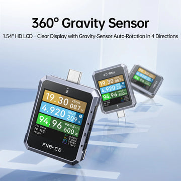 FNIRSI® FNB-C2 USB PD 3.1 Type-C Fast Charging Tester