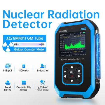 Rivelatore Di Radiazioni Nucleari Geiger – Dosimetro Ricaricabile Con Allarmi Reali, Per Raggi X, Gamma E Beta, Display LCD