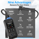 FNIRSI® GD-02 Portable Combustible Gas Detector Color Screen Methane Propane Isobutane Monitor