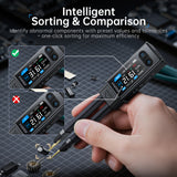 FNIRSI® LCR-ST2 100K LCR ESR Meter 2-in-1 Digital Tweezers Bridge