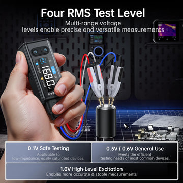esr gear coupon Fnirsi Lcr-St2 Standart 100K Lcr Esr Meter 2-In-1 Digital Tweezers Bridge
