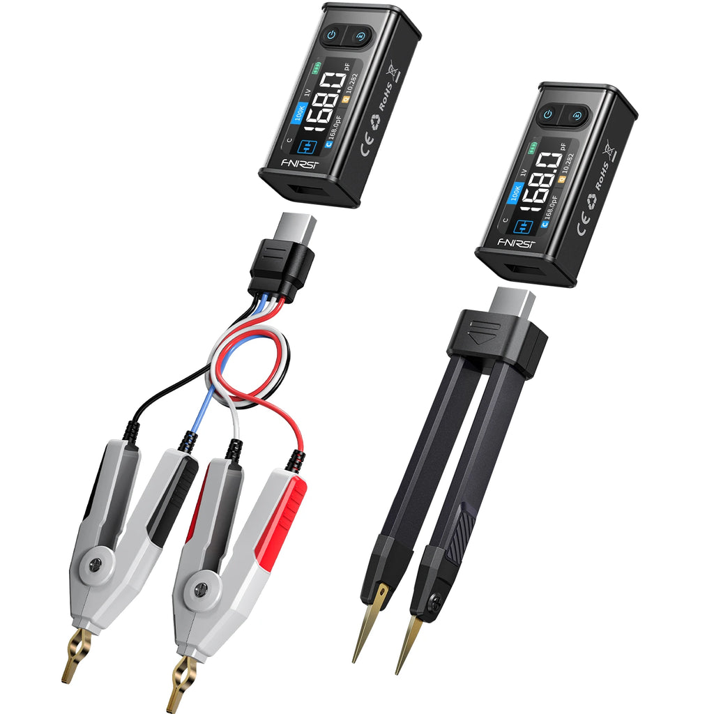 FNIRSI®LCR-ST2100KLCRESRMeter2-in-1DigitalTweezersBridge