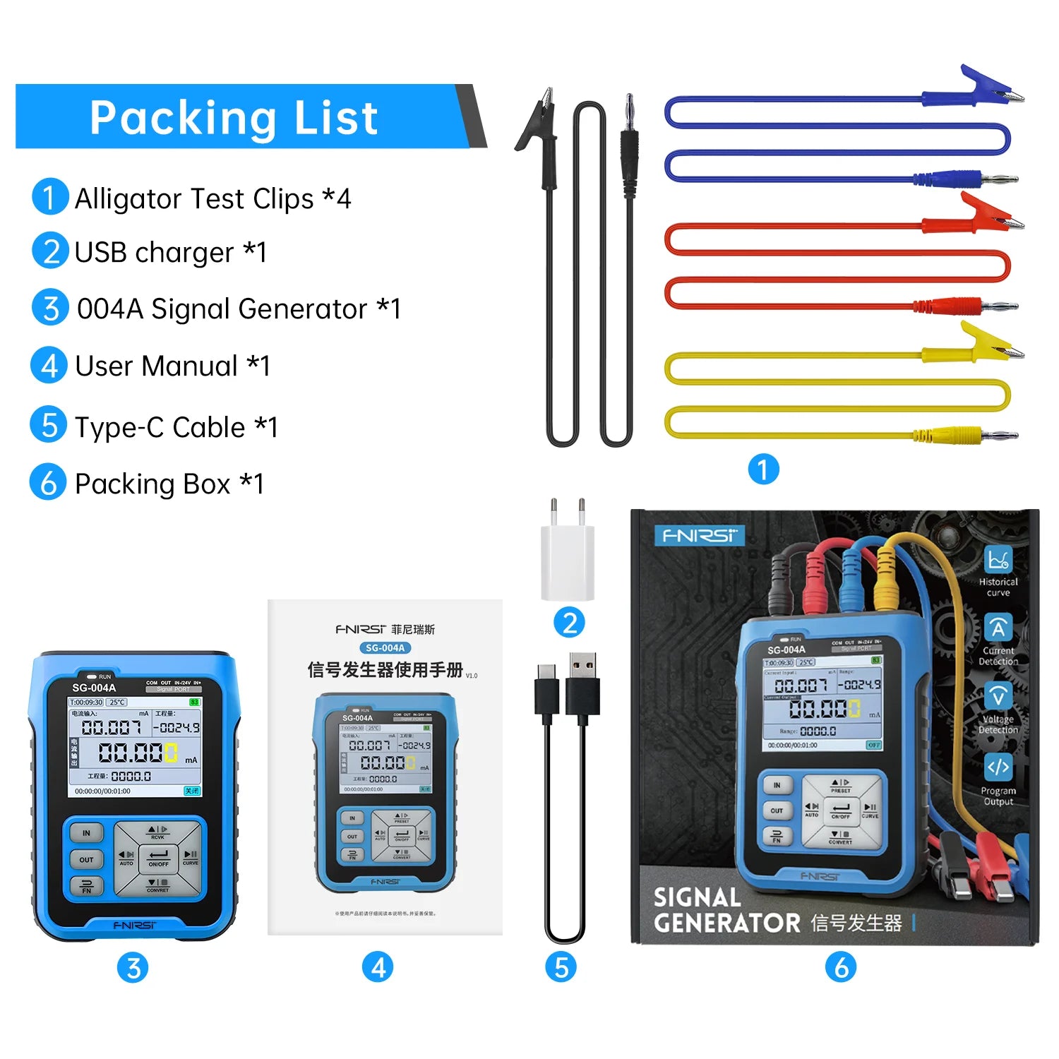 FNIRSI® SG-004A Multi-functional Signal Generator