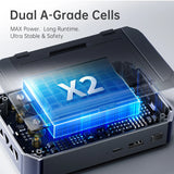 FNIRSI® SWM-20 1200A Dual-Pulse 2-in-1 Portable Battery Spot Welder