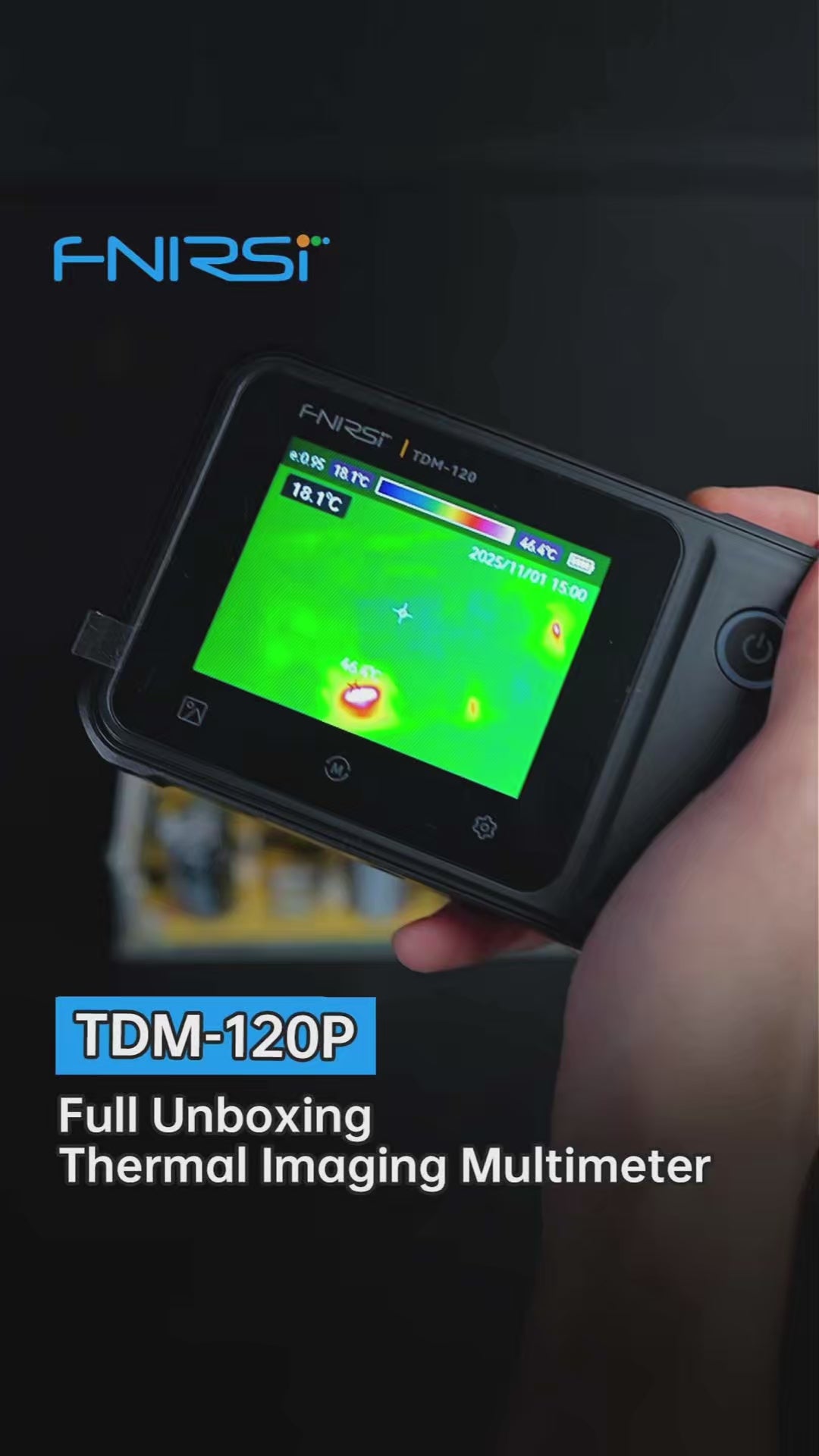 FNIRSI® TDM-120P / TDM-120 Multimetro a Immagine Termica