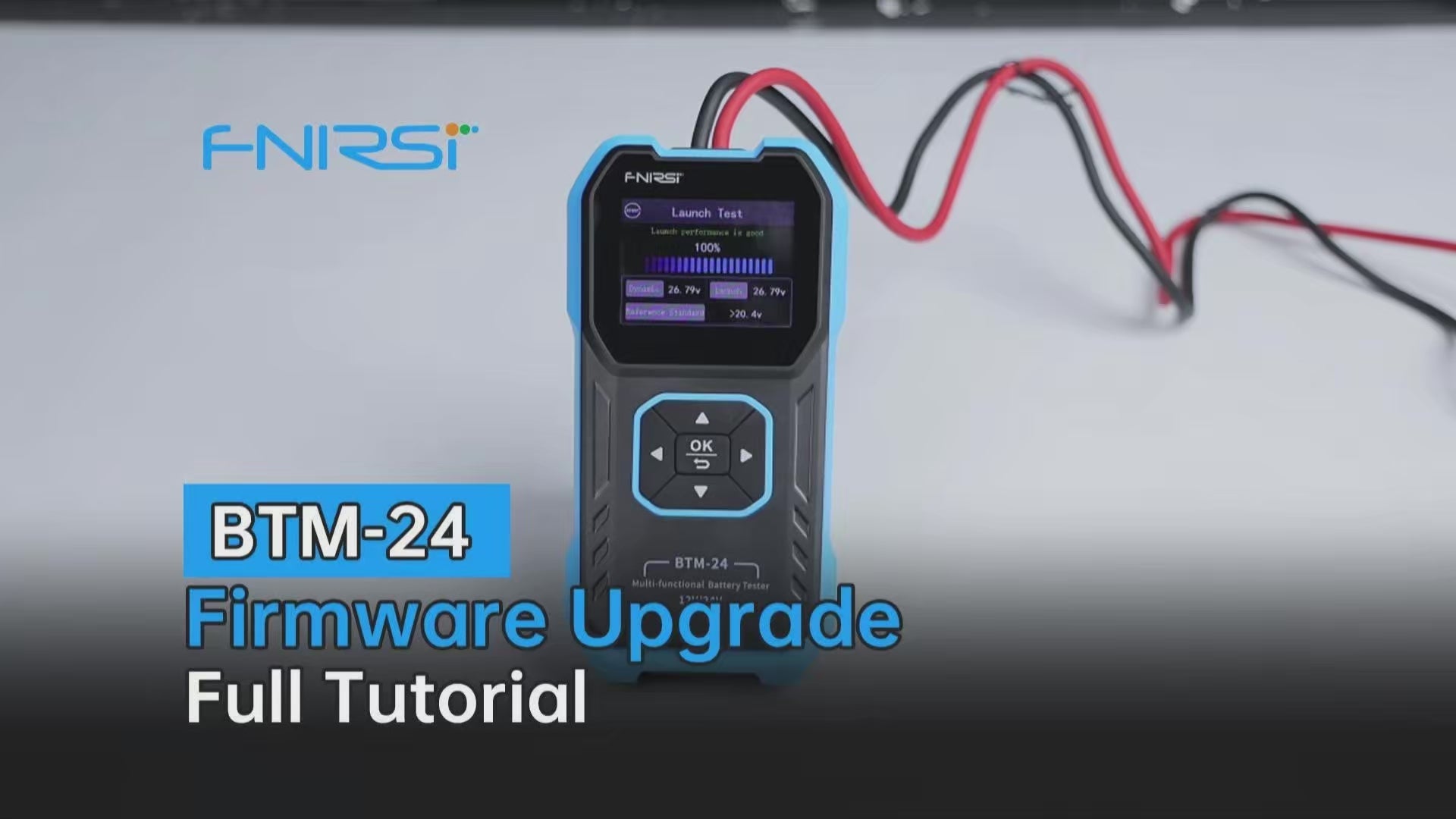 FNIRSI® BTM-24 Tester Multi-Funzione per Batteria Auto 12V/24V 2000A CCA