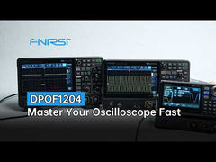 Oscilloscope à phosphore numérique FNIRSI® DPOF1204 analogique 4 canaux 200 MHz 1GSa/s